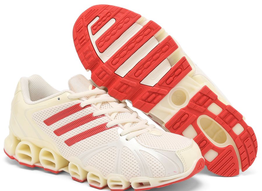 Adidas Mega Ghostride · blancas y rojas