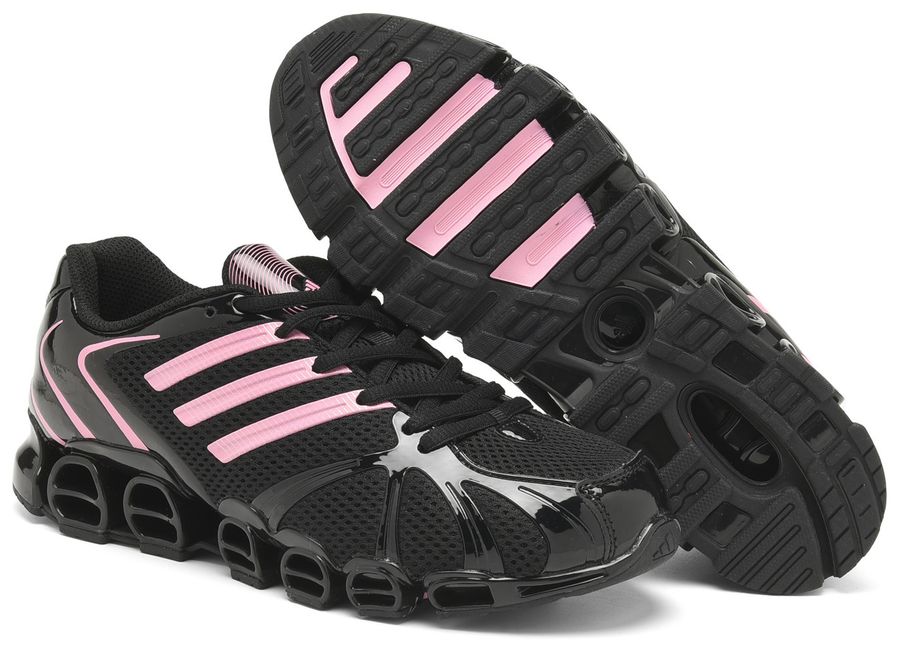 Adidas Mega Ghostride · negras y rosas