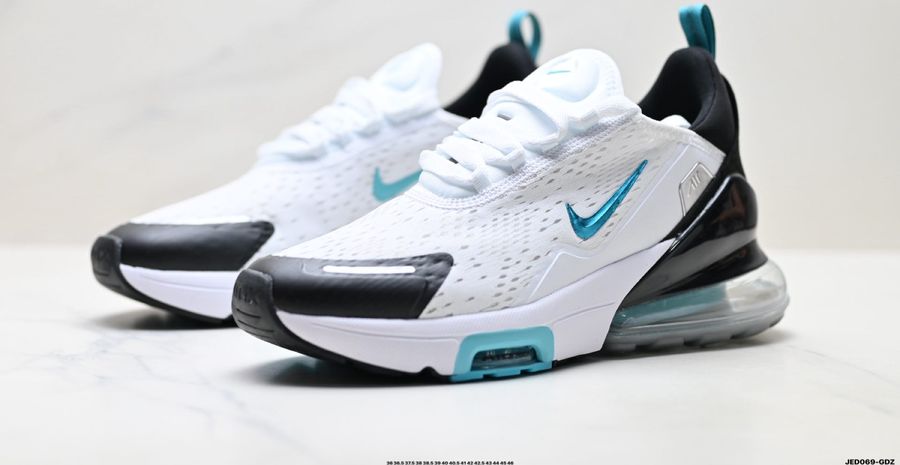 Nike Air Max 270 · blancas y celestes