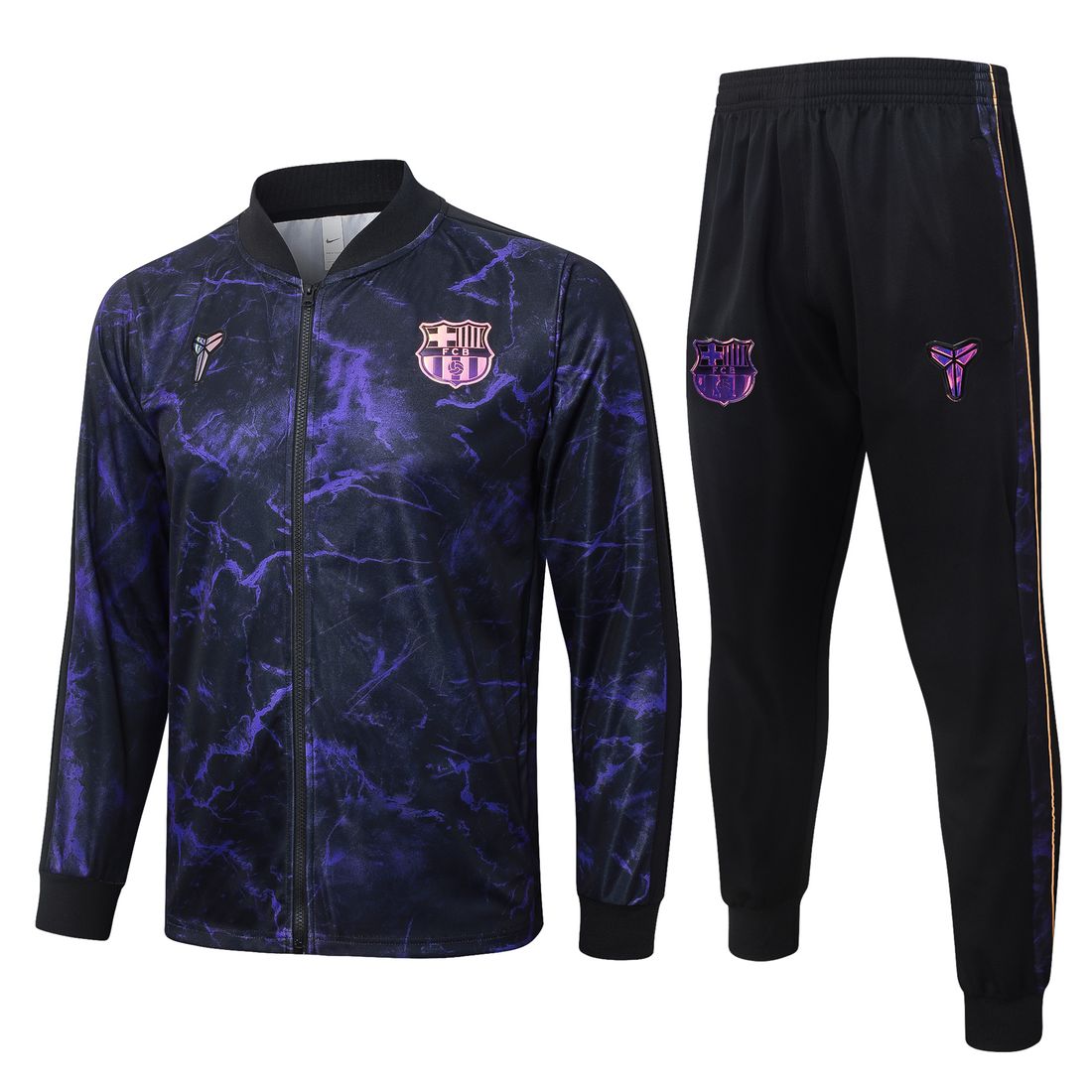 FC Barcelona · Chándal negro y morado estampado