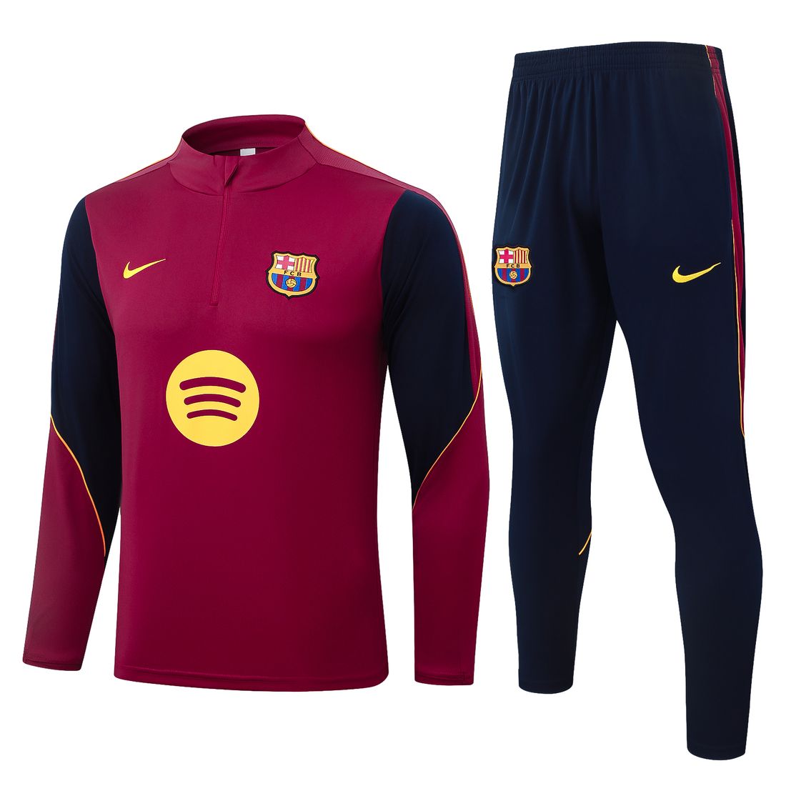 FC Barcelona · Chándal granate y azul