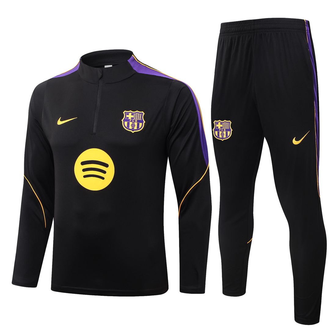 FC Barcelona · Chándal negro y morado
