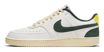 Nike Court Vision · blancas y verde oscuro