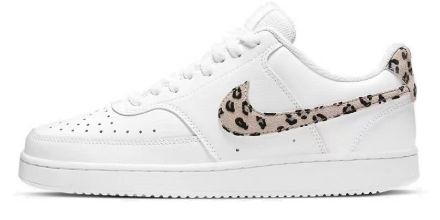 Nike Court Vision · blancas con leopardo