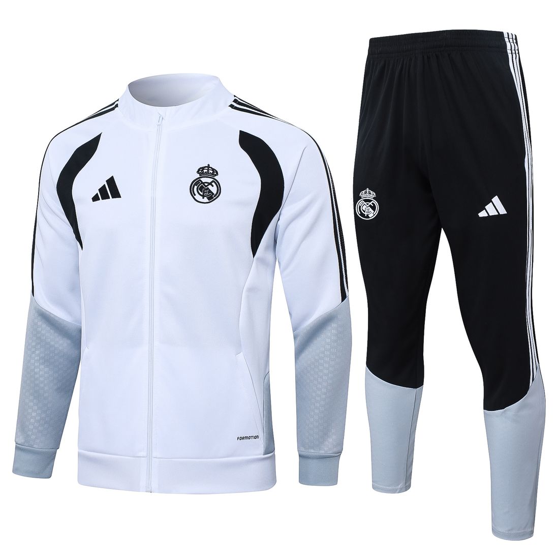 Real Madrid · Chándal blanco y negro
