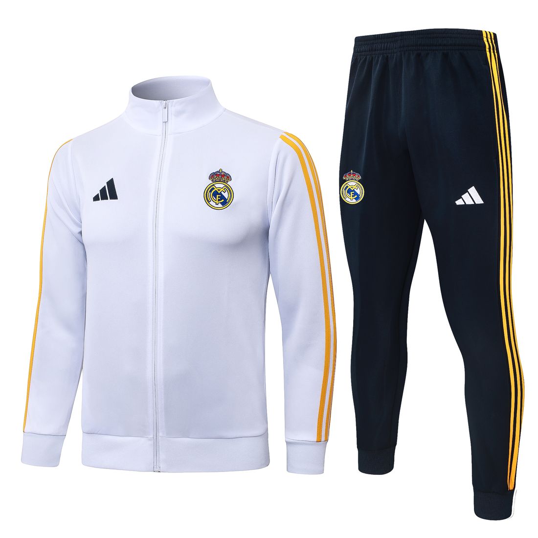 Real Madrid · Chándal blanco y dorado