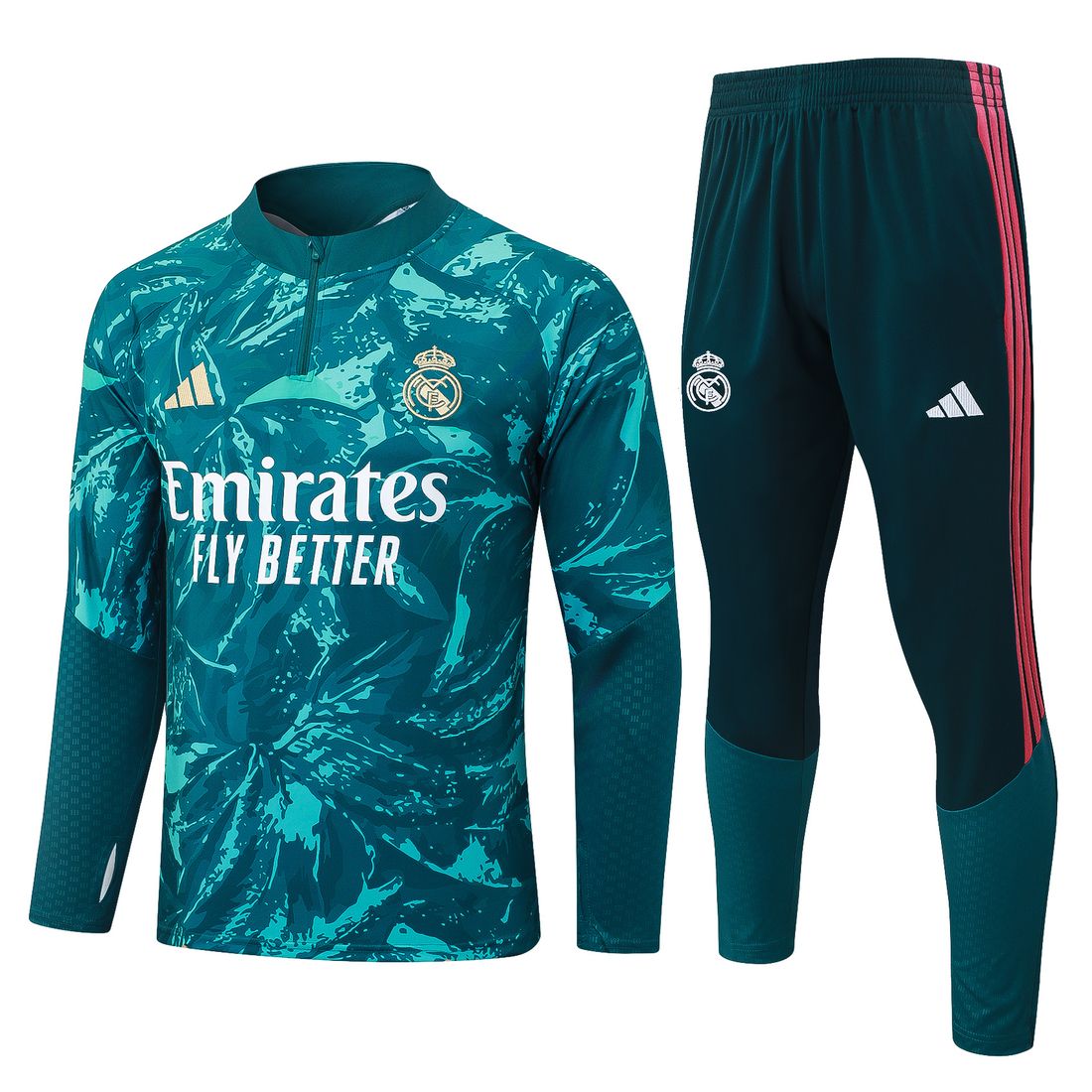 Real Madrid · Chándal verde estampado
