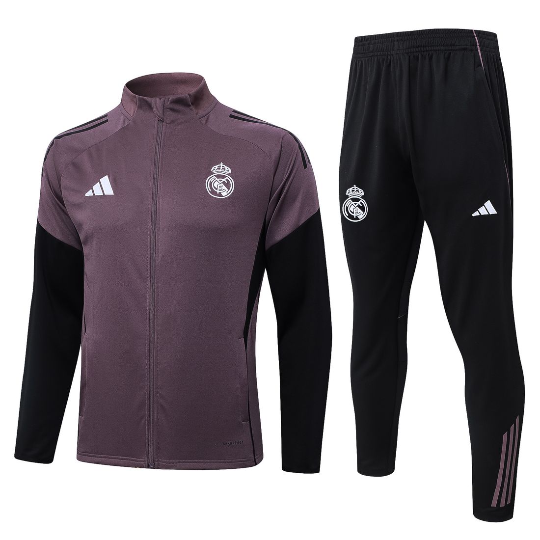 Real Madrid · Chándal granate y negro