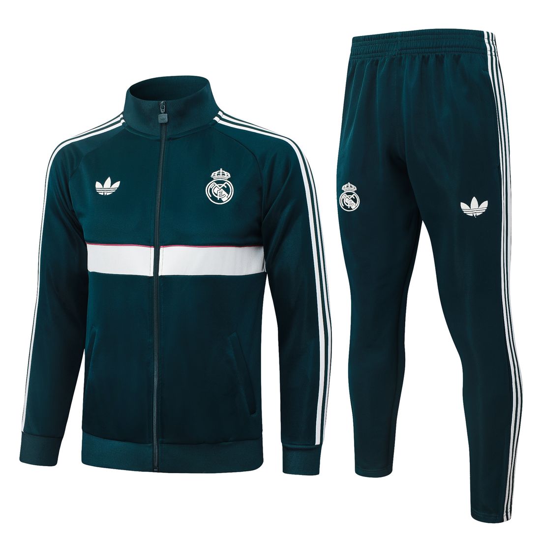 Real Madrid · Chándal verde y blanco