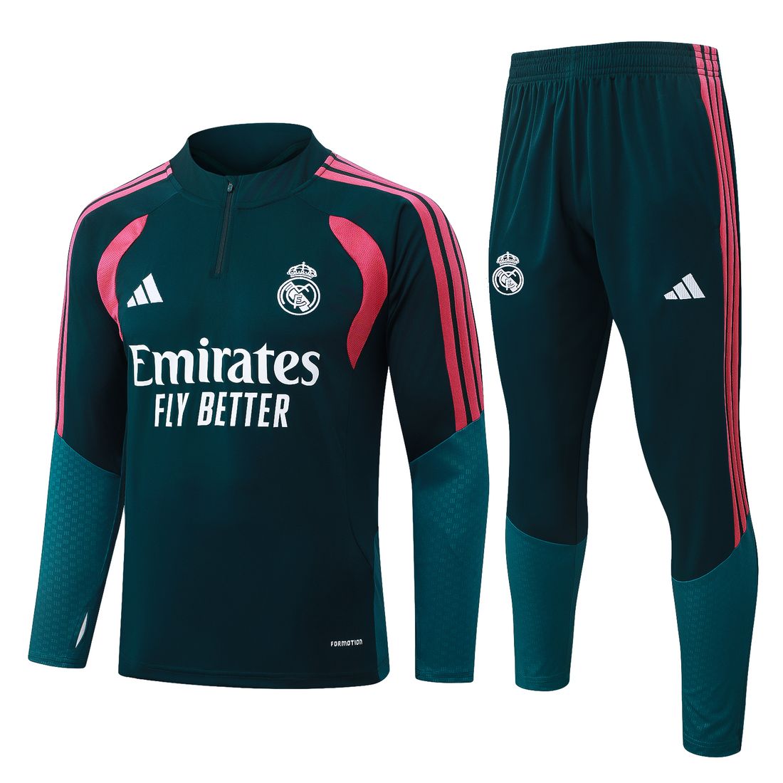 Real Madrid · Chándal verde y rosa
